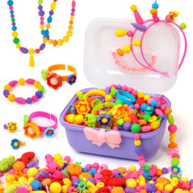 MagicKidz Jewelry Making Kit contents laid out for creative play and design.