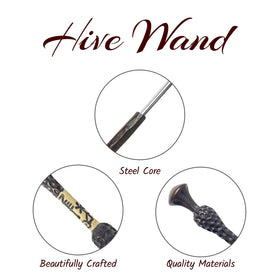 MagicRanger Wizard Wand resin finish captures fine textures for authentic sorcery visuals