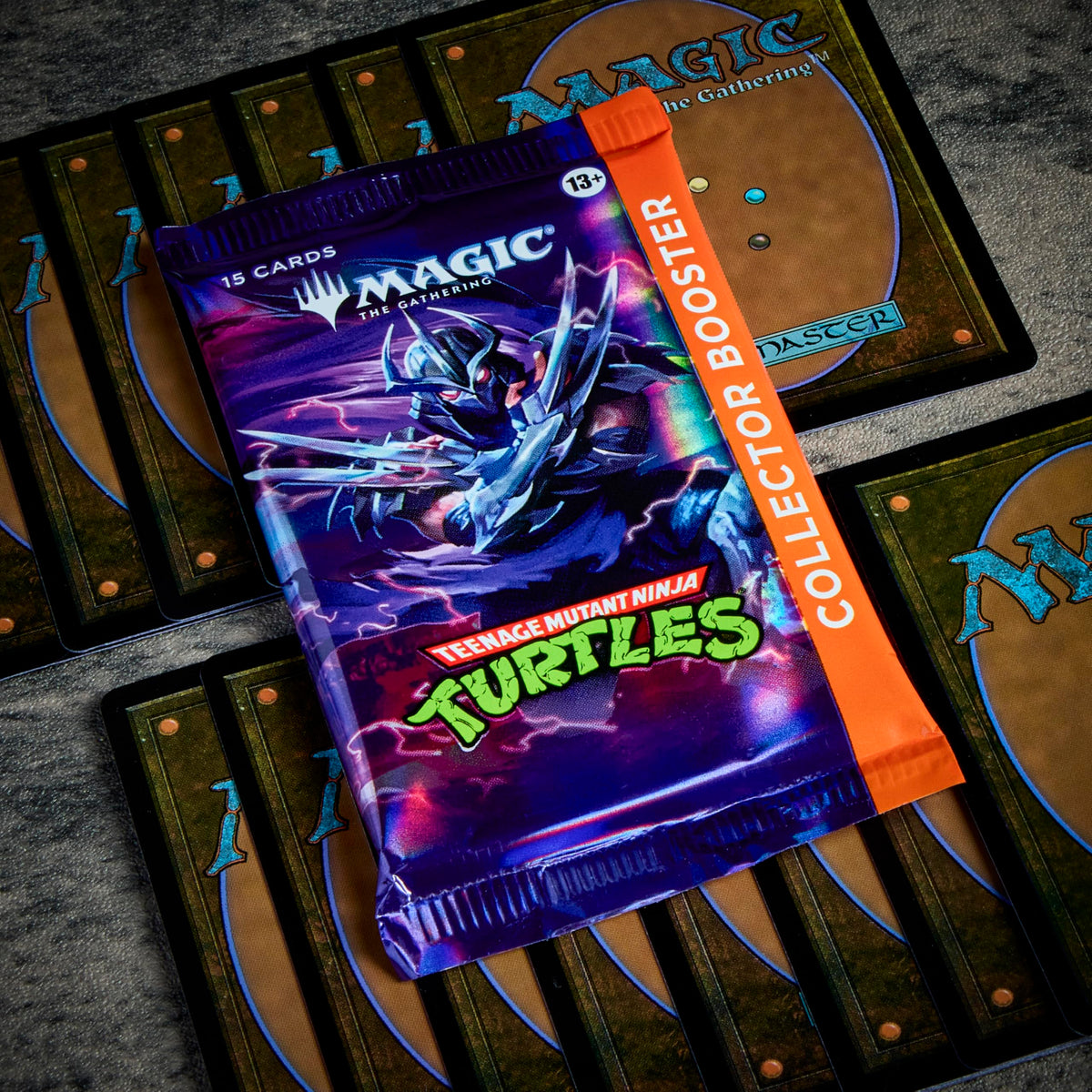 Magic: The Gathering TMNT rare and mythic cards image showcases premium rarities for collectors.