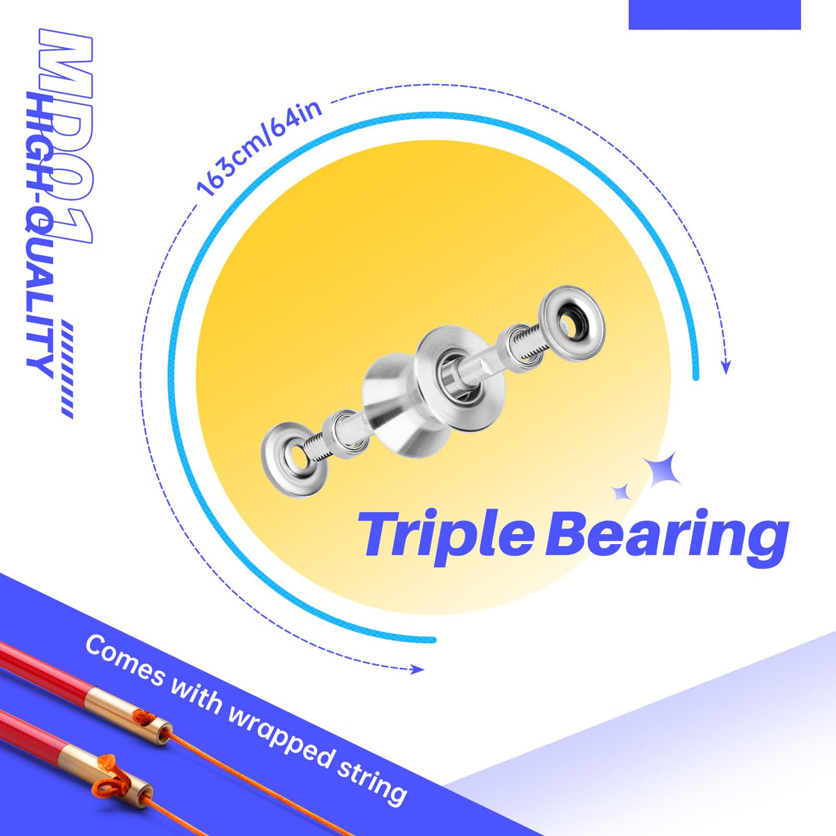 MAGICYOYO two extra 60-inch strings for replacements