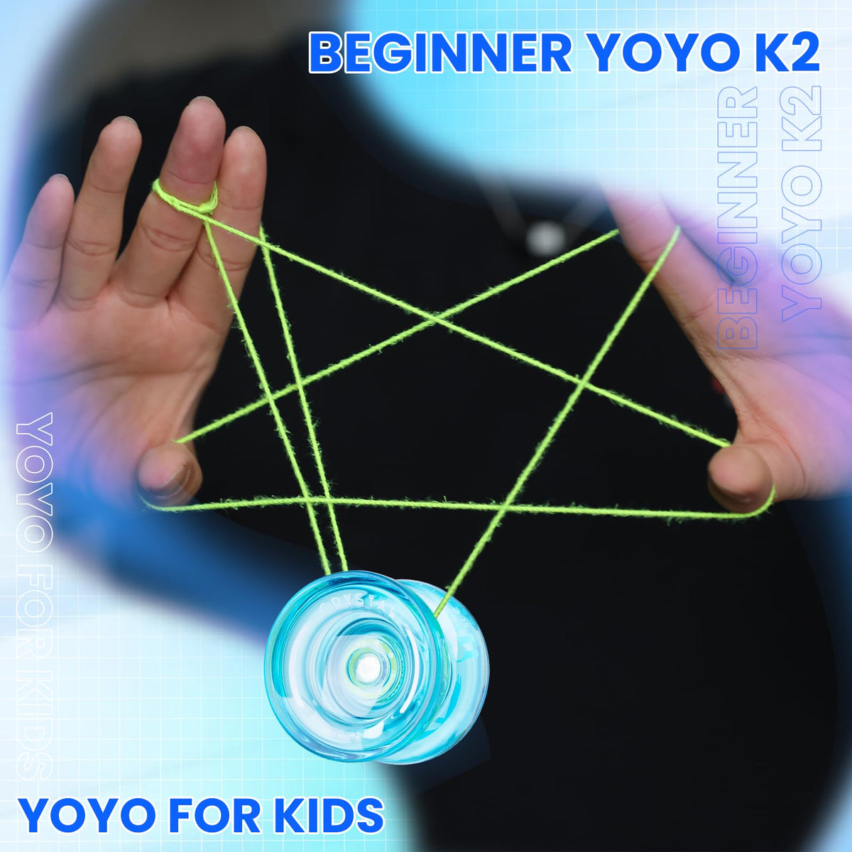 MAGICYOYO twelve replacement strings ensure uninterrupted practice sessions.