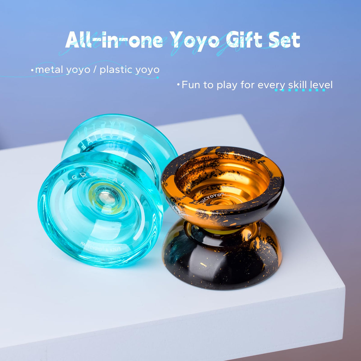 MAGICYOYO K2 crystal responsive yoyo designed for smooth returns for beginners.