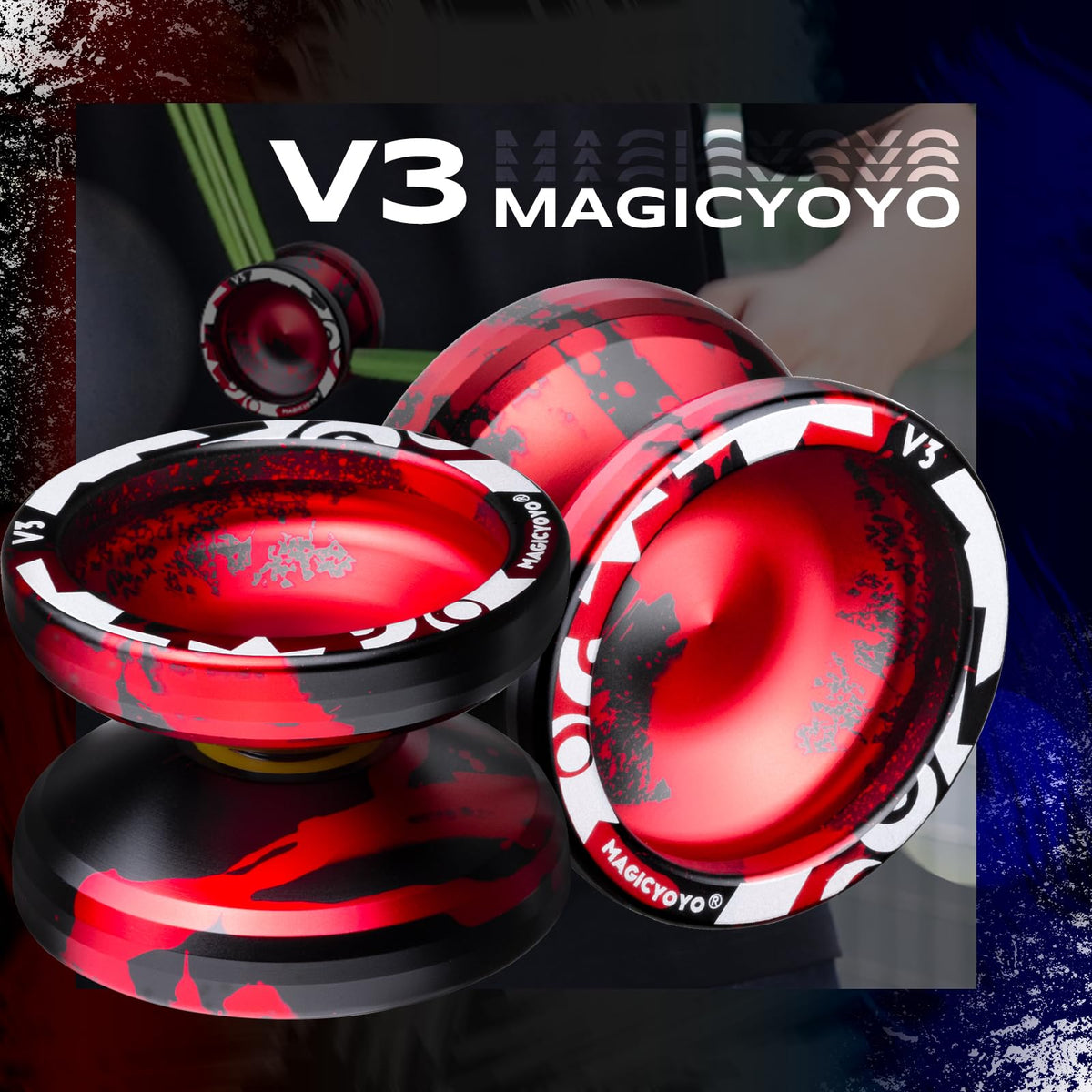 MAGICYOYO V3 side view, balanced weight for stable tricks.