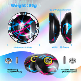 MagicYoYo V3 12-yo-yo-strings spare strings for ongoing practice.