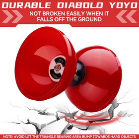 MAGICYOYO Diabolo Pro 130mm cup 150mm width for balanced spins.