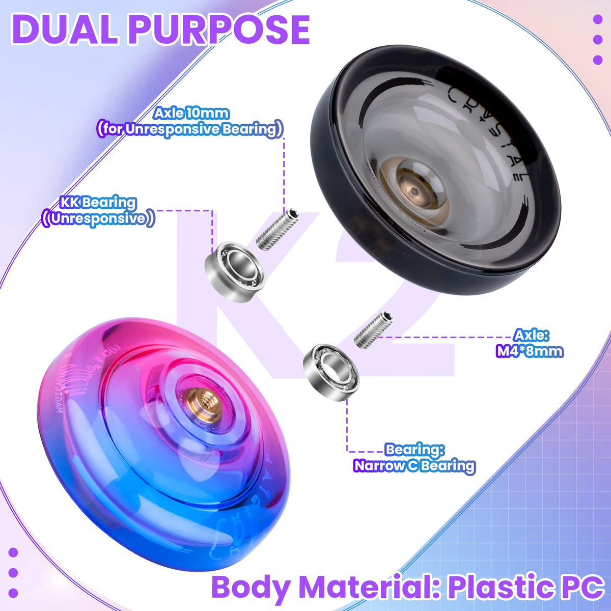 MagicYoYo K2 bearing removal tools included for easy maintenance