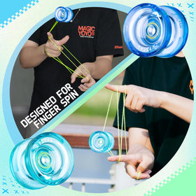 MAGICYOYO K2 Crystal Blue Pack: versatile beginner set for 1A tricks