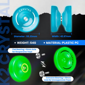 MAGICYOYO K2 Longer Axles for versatile performance and stability.