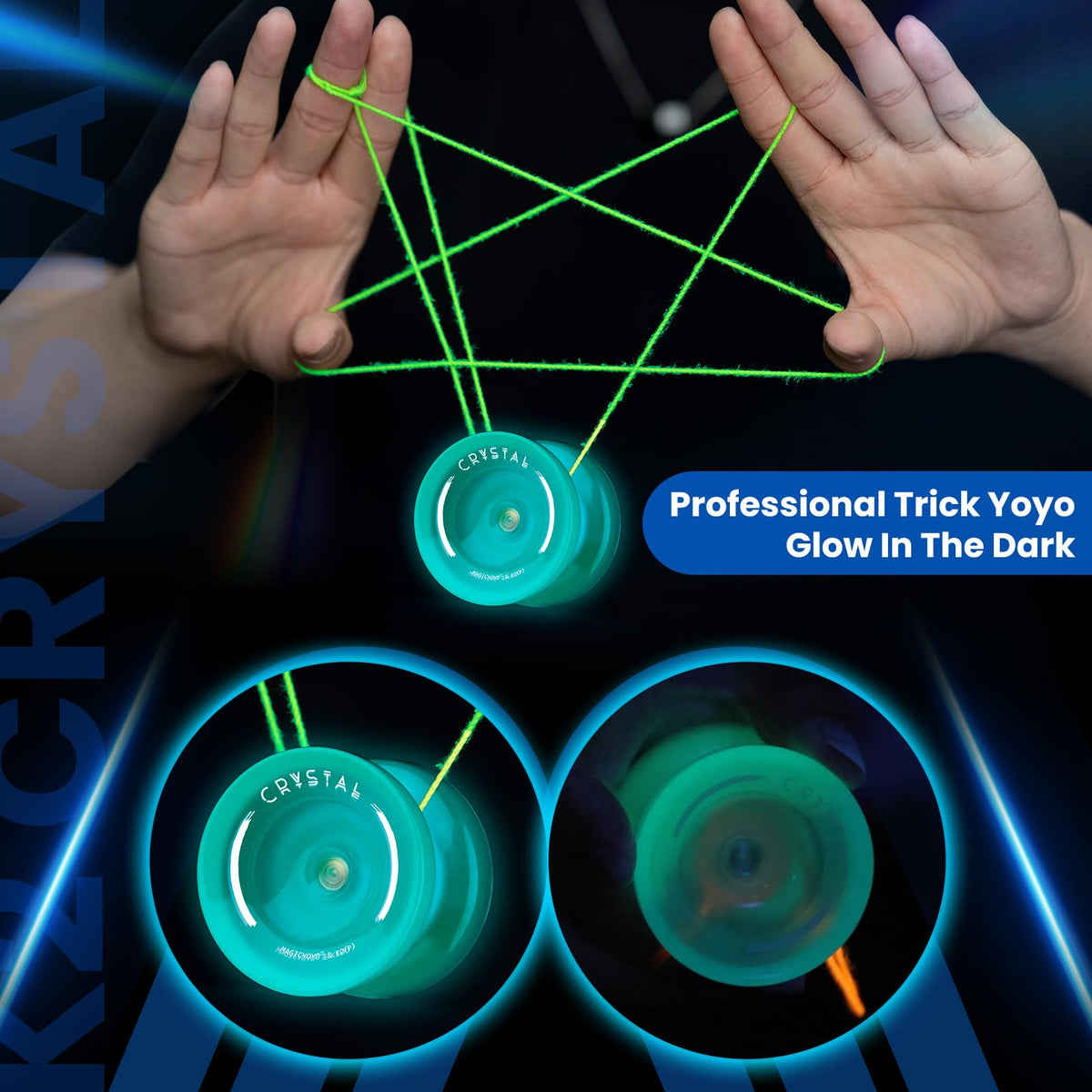 MAGICYOYO K2 Storage Case Bag keeps your glow yoyo safe and organized.