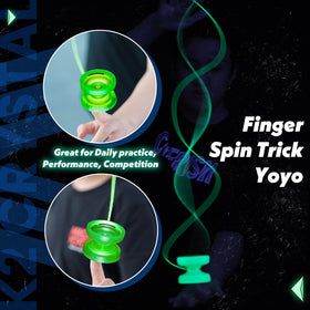 MAGICYOYO K2 12 Strings included for quick string changes and spins.