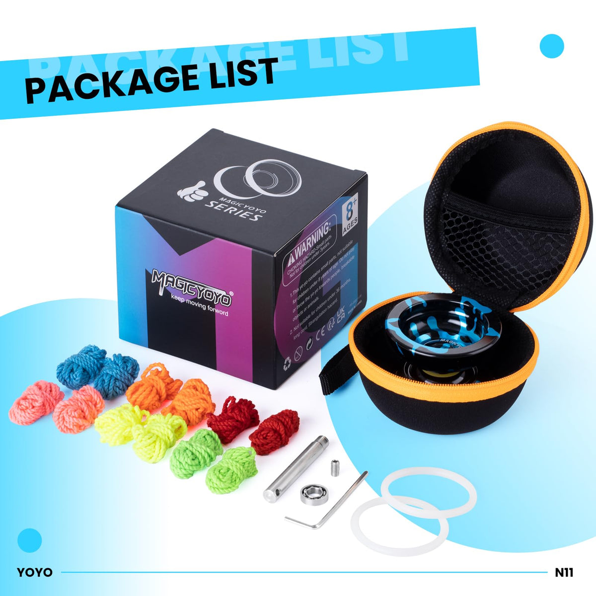 MAGICYOYO N11 premium metal yoyo for consistent practice.