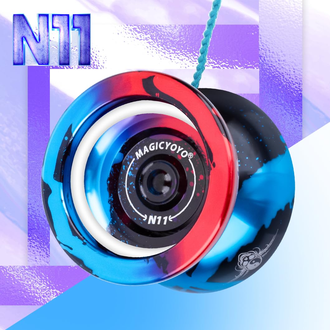 MagicYoYo N11 bold black-blue-red colorway for standout play sessions