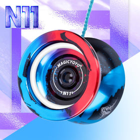 MagicYoYo N11 bold black-blue-red colorway for standout play sessions