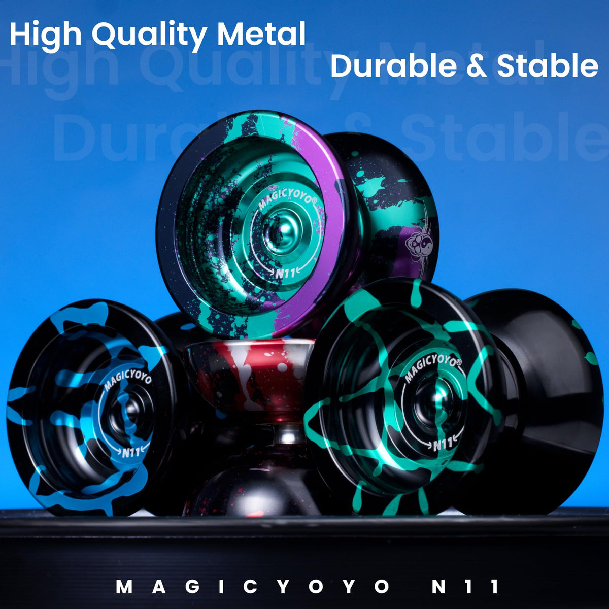 MAGICYOYO N11 dual-mode switch enables beginner to advanced tricks.