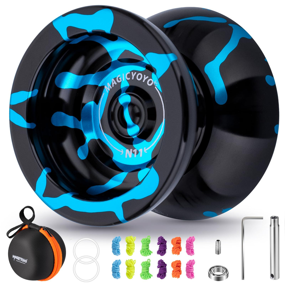 MAGICYOYO N11 extended spin for smoother freestyle practice.