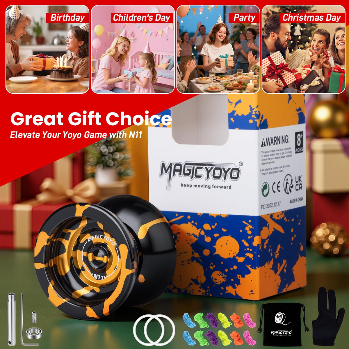MAGICYOYO N11 all-in-one package is ready for starting practice.