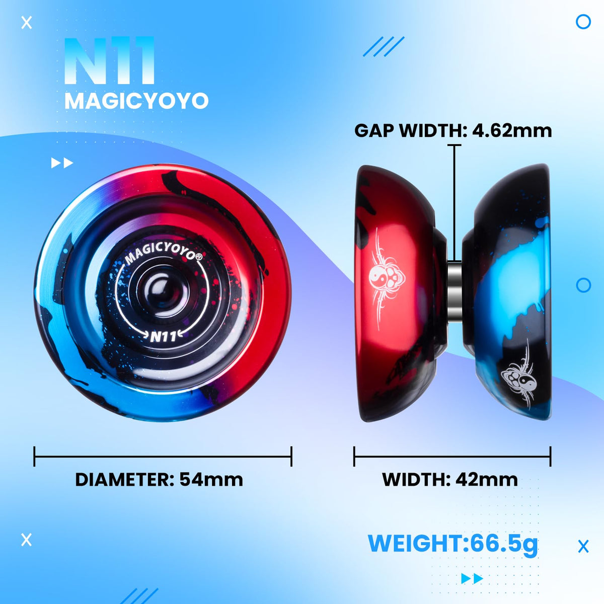 MagicYoYo N11 twelve strings provide ready replacements for practice