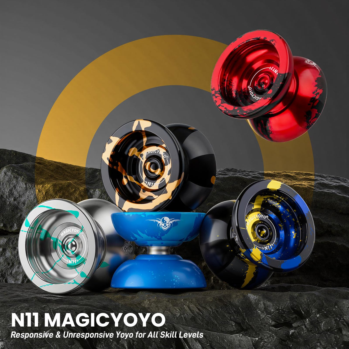 MAGICYOYO N11 unresponsive setup for advanced tricks and longer stalls.