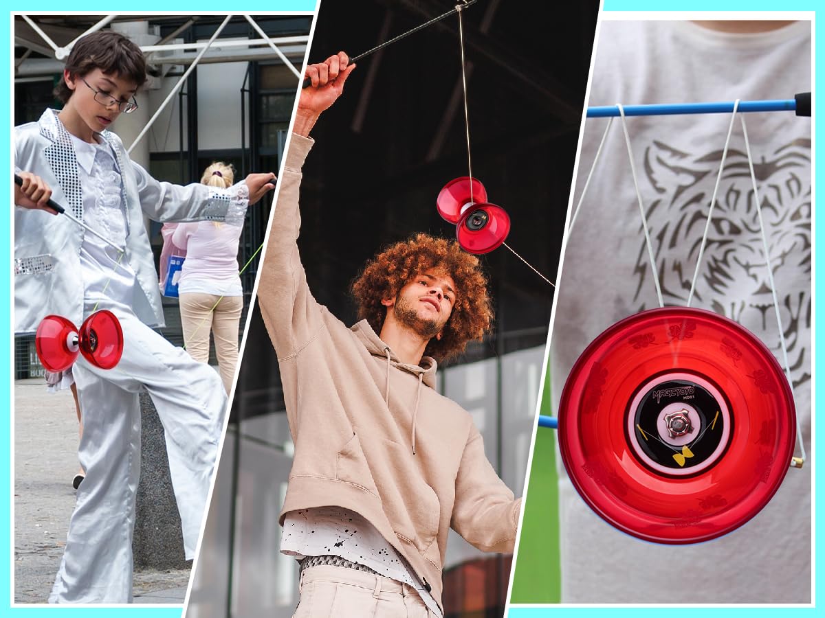 MAGICYOYO Pro anodized cups built for daily practice durability.