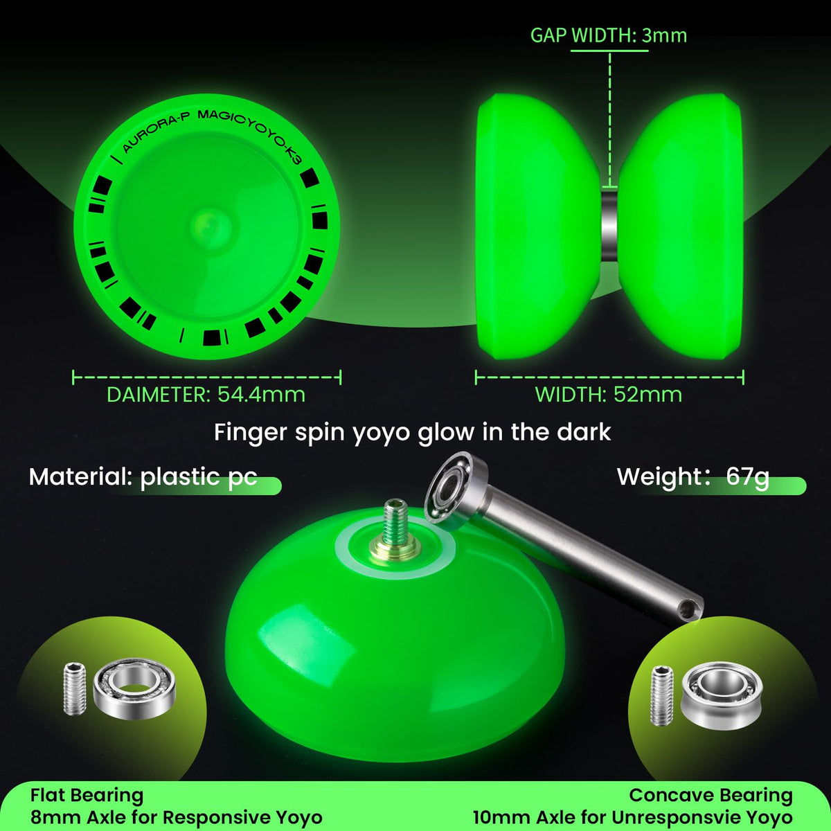 MagicYOYO strings pack provides ready-to-use replacements for frequent practice.