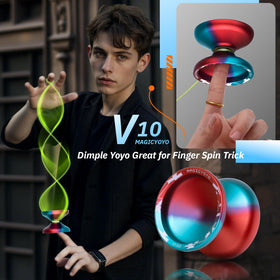 MAGICYOYO V10 metal body side view highlighting durability and balance