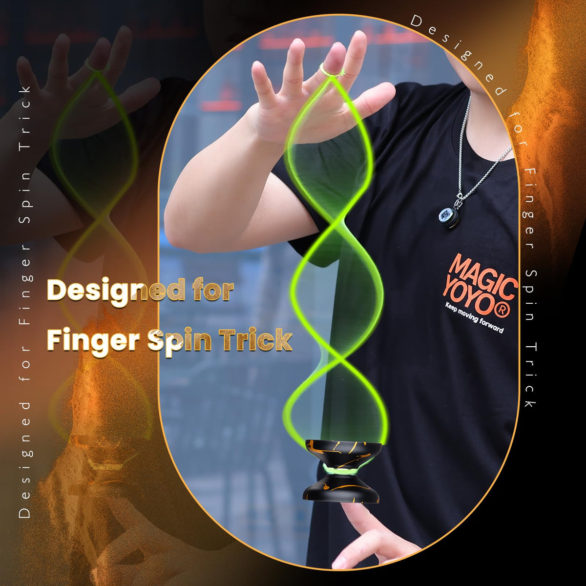 MAGICYOYO V10 stainless bearing setup delivers stable spins and longevity