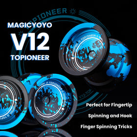 MAGICYOYO V12-durable-aluminum-6061 body withstands daily spins