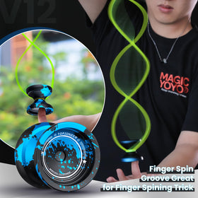 MAGICYOYO V12 metal-body design emphasizes durability during practice