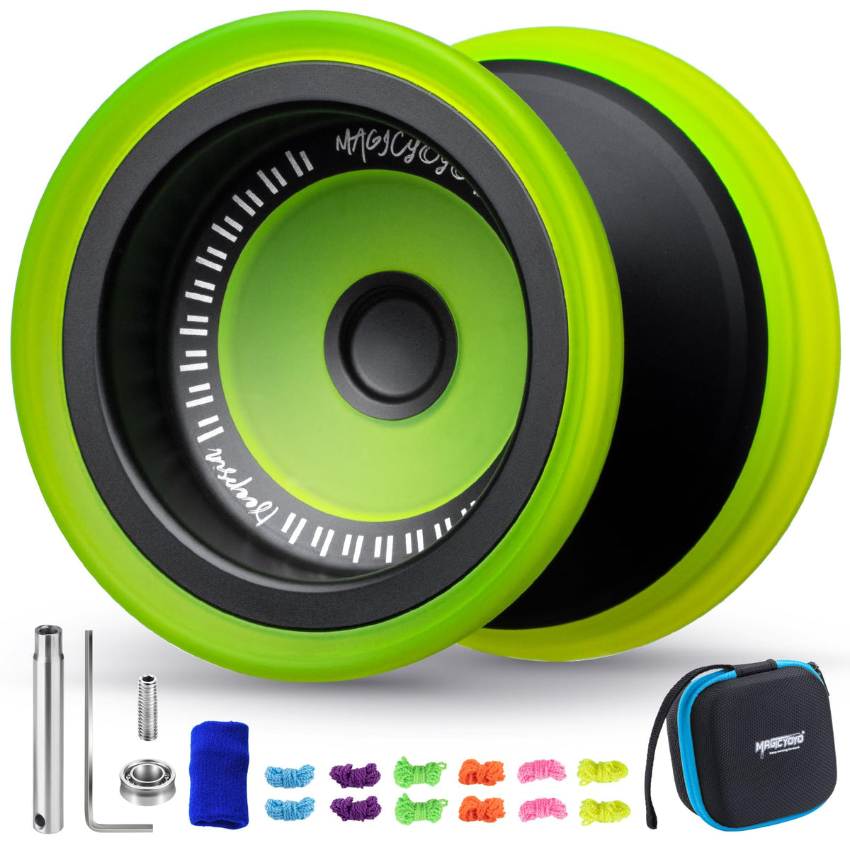 MAGICYOYO V13 Deepspin dual rings improve spin stability during practice