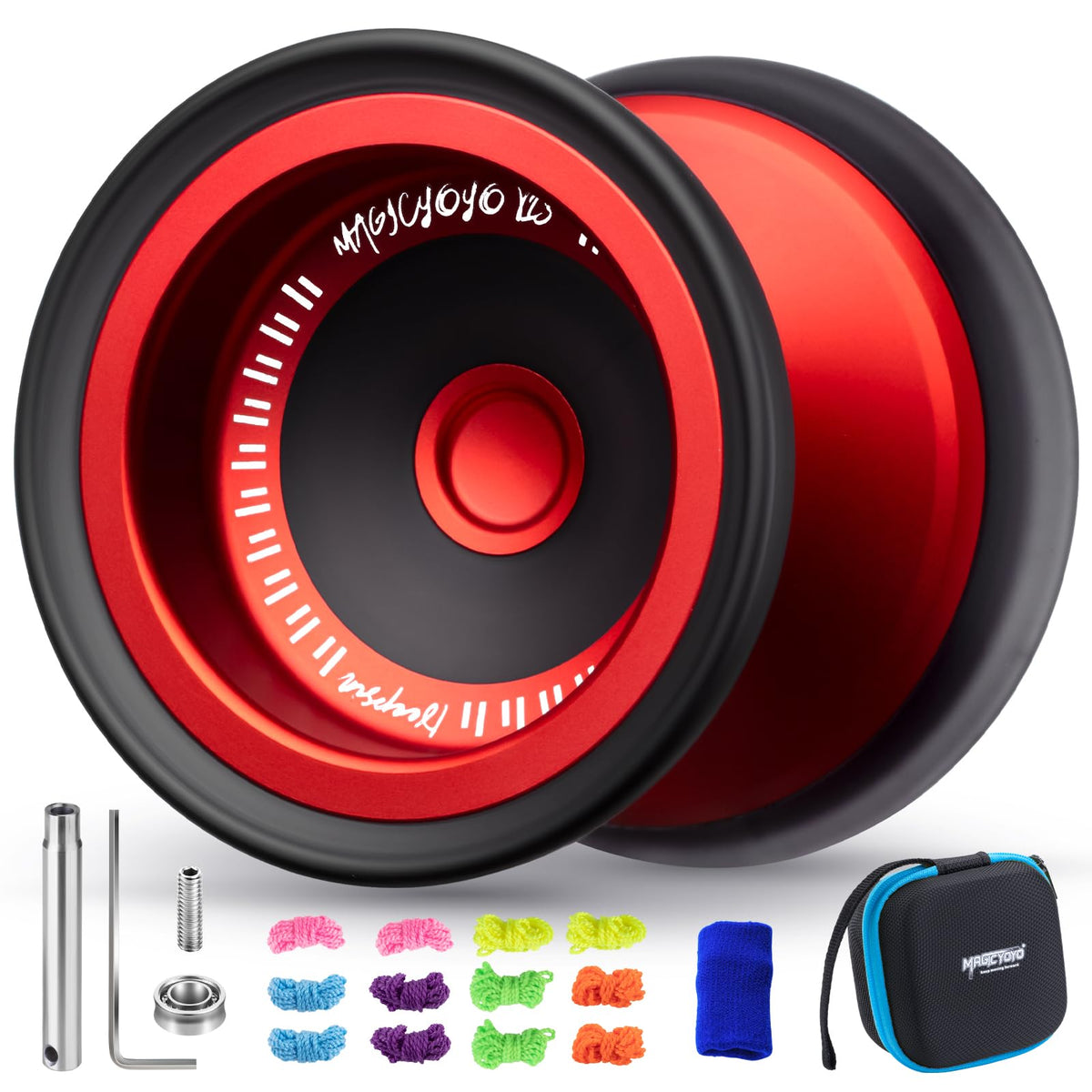 MAGICYOYO V13 Deepspin front view with bi-material body for stable spins