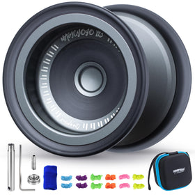 MAGICYOYO V13 Deepspin front view shows balanced bi-material build for smooth spins.