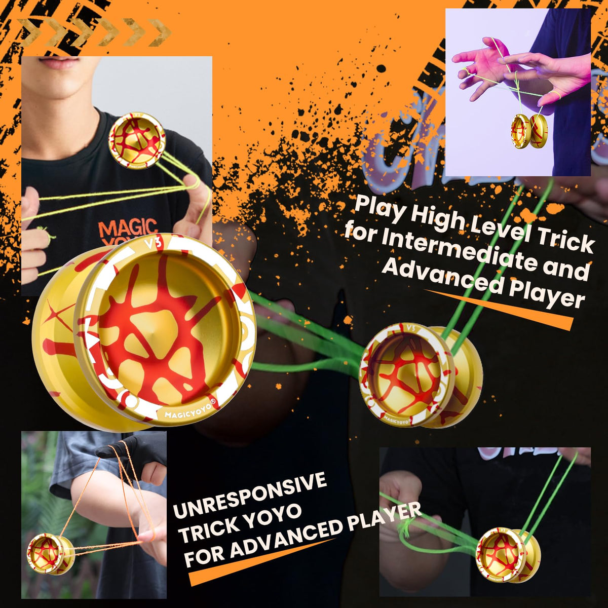 Magicyoyo V3 12 strings pack for quick replacements