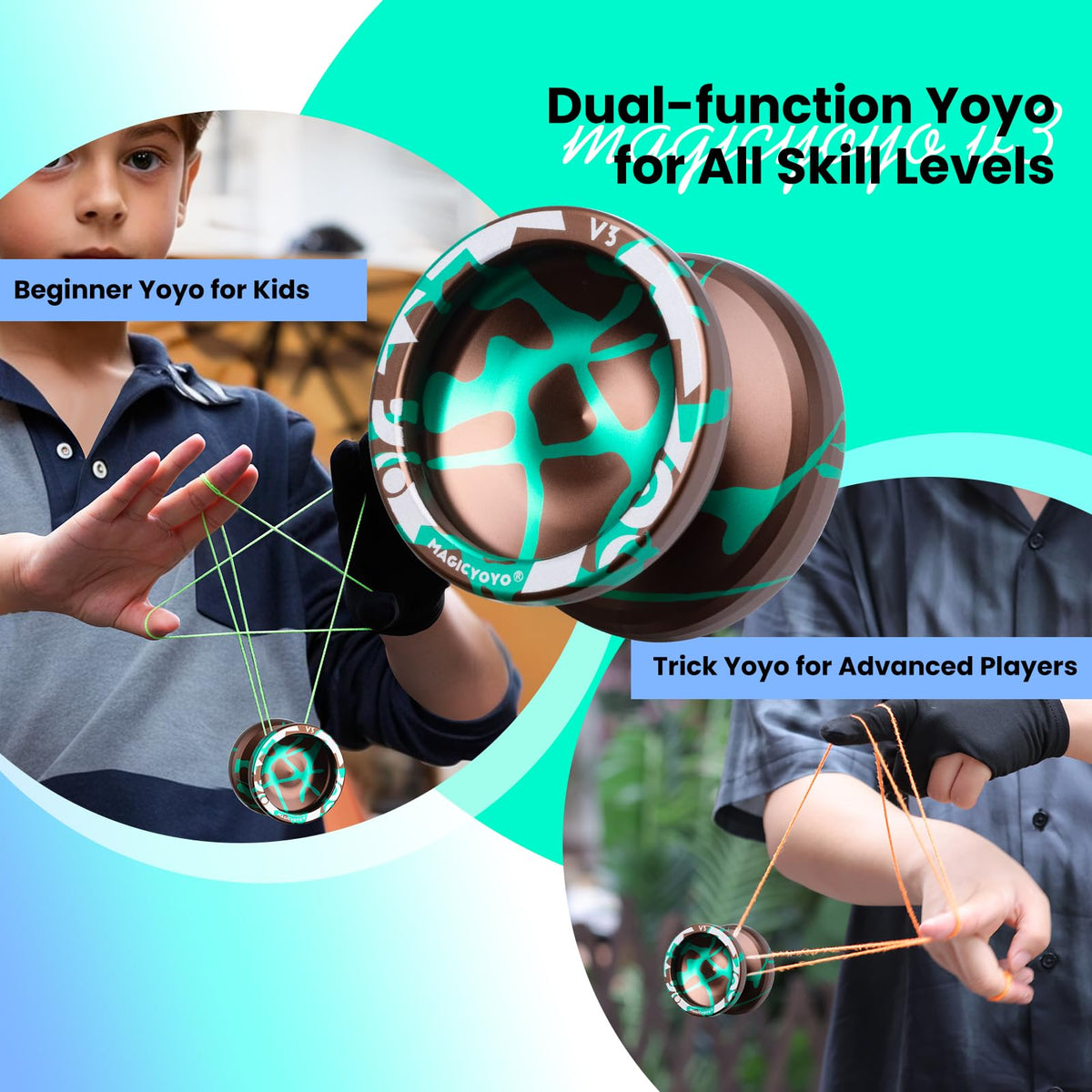 MAGICYOYO V3 bearing removal tool included for easy maintenance and part swapping.
