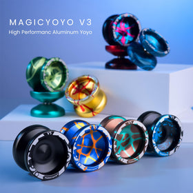 MAGICYOYO V3 brown-green case with accessories, ready for storage and travel.