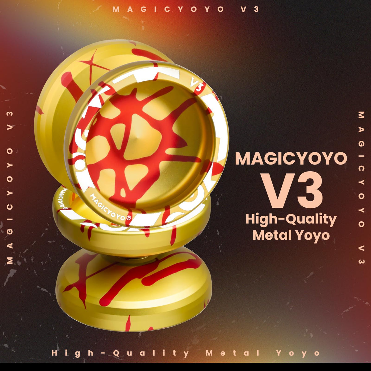 Magicyoyo V3 CNC aluminum body emphasizes durability and balance