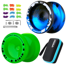 MagicYOYO V3 metal yoyo delivers balanced spins and durable metal construction.