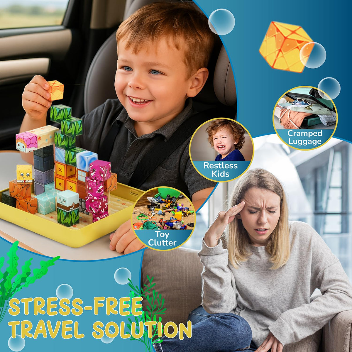 Maginoo 3D building models develop spatial awareness with magnets