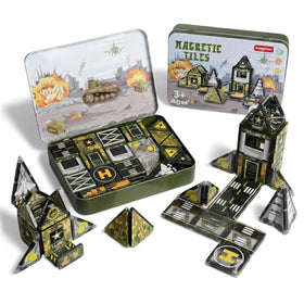 Maginoo army base tiles camouflage pieces spark imaginative play and spatial thinking