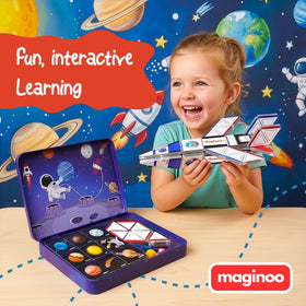Maginoo astronaut figures enhance storytelling and fine motor skill development during STEM play