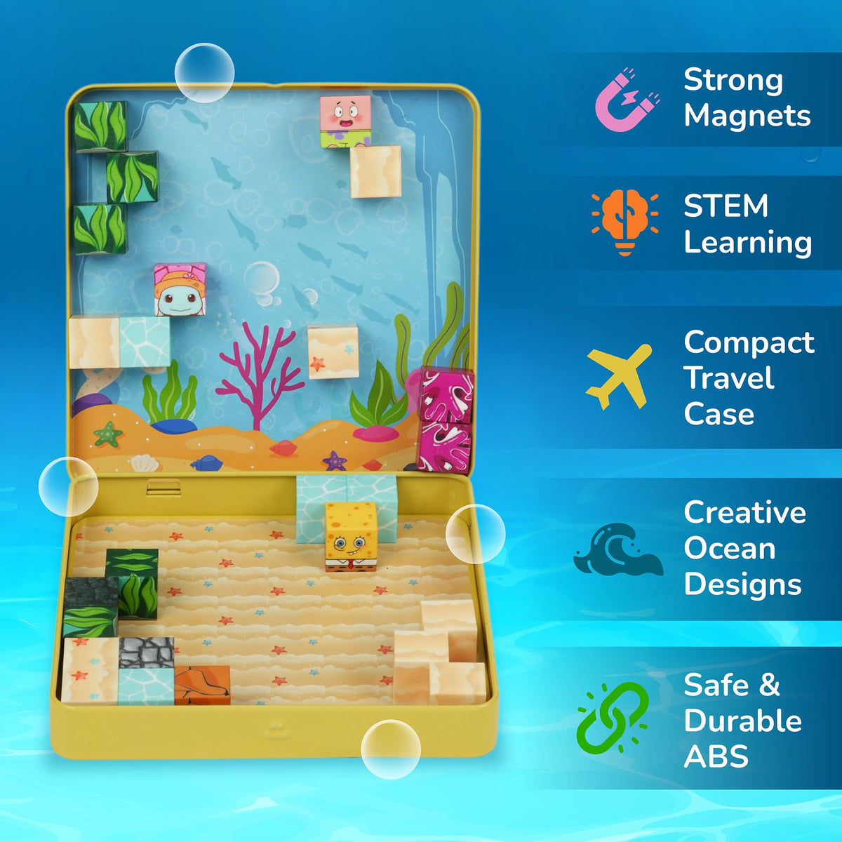 Maginoo safe ABS materials ensure safe, hands-on exploration