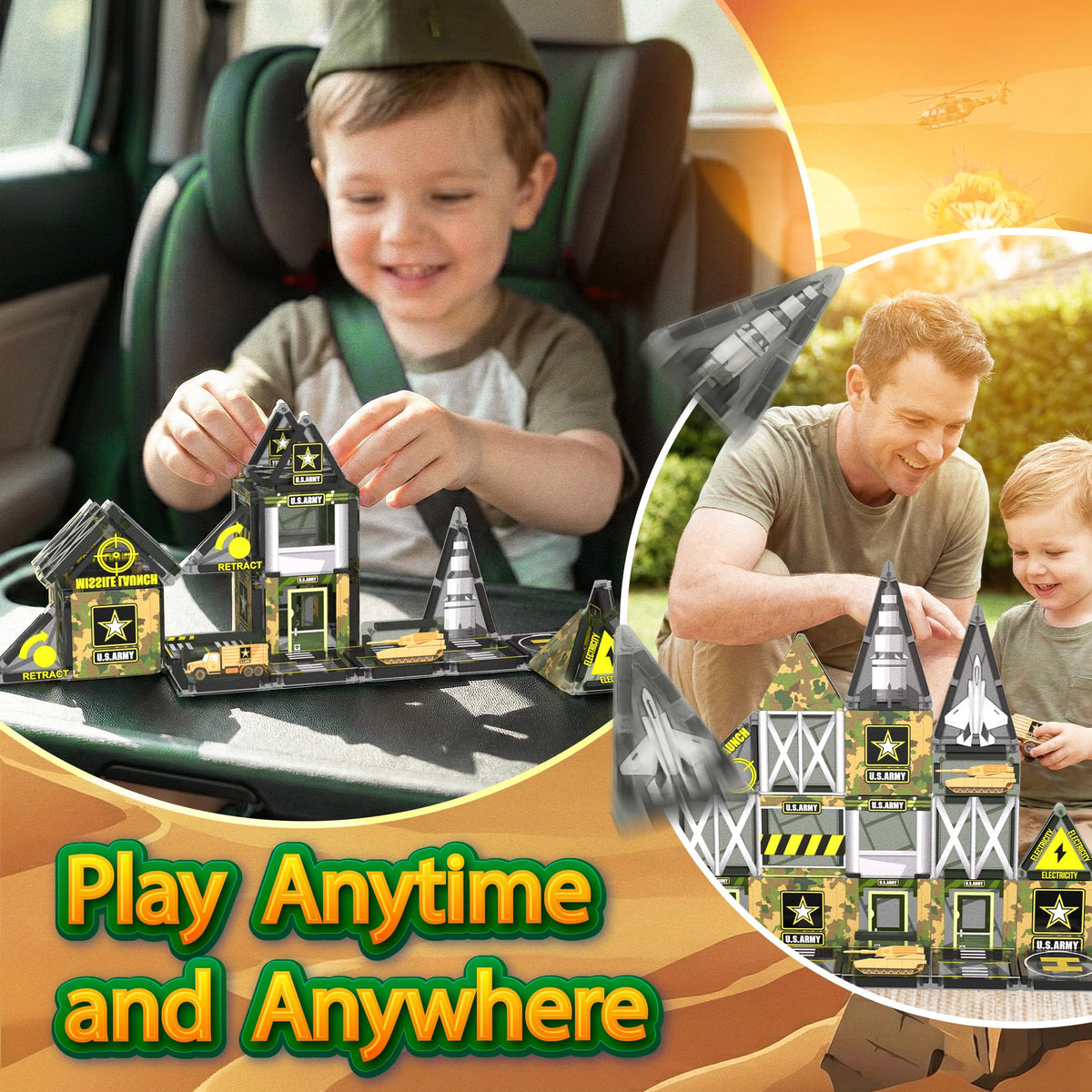 Maginoo watchtower builds with tiles promote problem-solving and fine motor practice