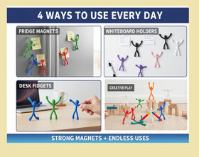 MAGMEN compatible with Starter X3 MagnaBones for expanded play options.