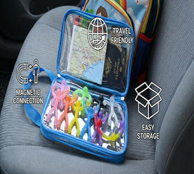 MAGMEN travel-friendly fidget toy ideal for planes and car rides.