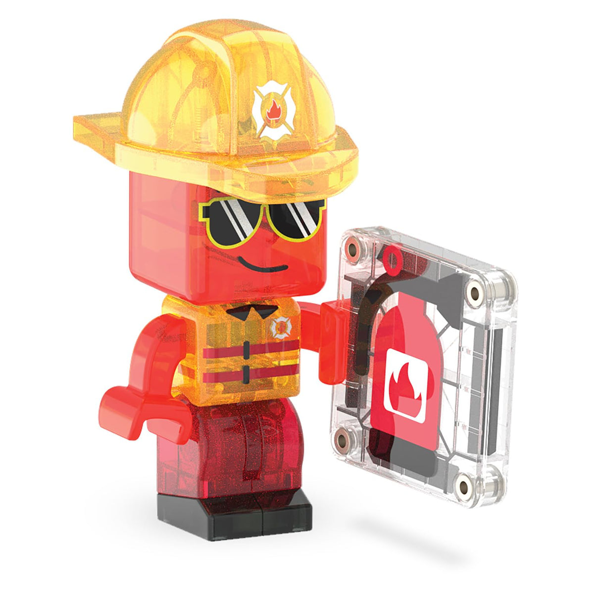 MAGNA-TILES Classic compatibility unlocks expanded building potential with Fire Rescue.