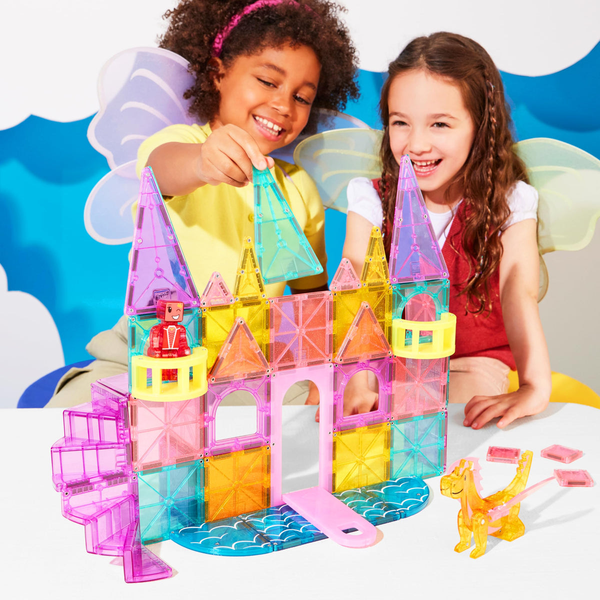MAGNA-TILES dragon figure inspires imaginative adventures and interactive play