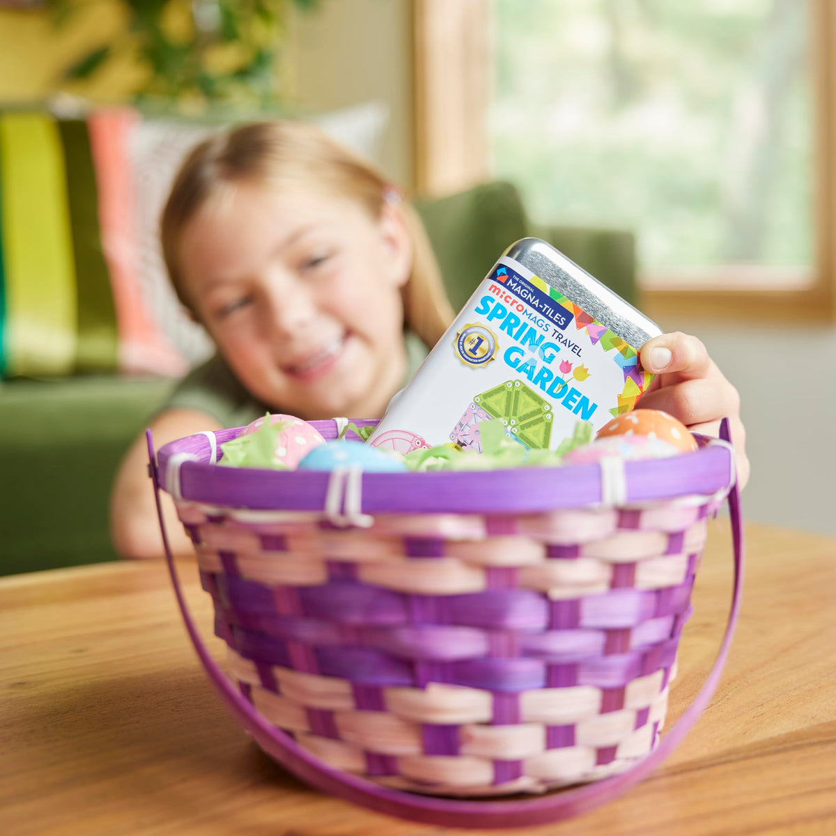 MAGNA-TILES microMAGS bunny figure adds friendly storytelling companion for playtime