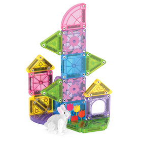 MAGNA-TILES microMAGS spring garden scenes inspire open-ended hands on exploration