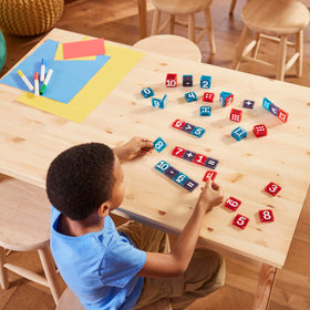 MAGNA-TILES microMAGS toddler-friendly design supports independent play.