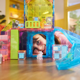 MAGNA-TILES Mix and Match Animal Caretaker fostering caregiving play scenarios