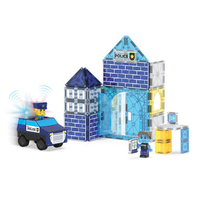 MAGNA-TILES Interchangeable vehicle attachments support varied rescue missions